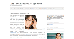 Desktop Screenshot of pms-symptome.com