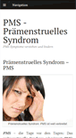 Mobile Screenshot of pms-symptome.com