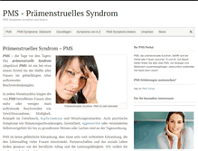 Tablet Screenshot of pms-symptome.com